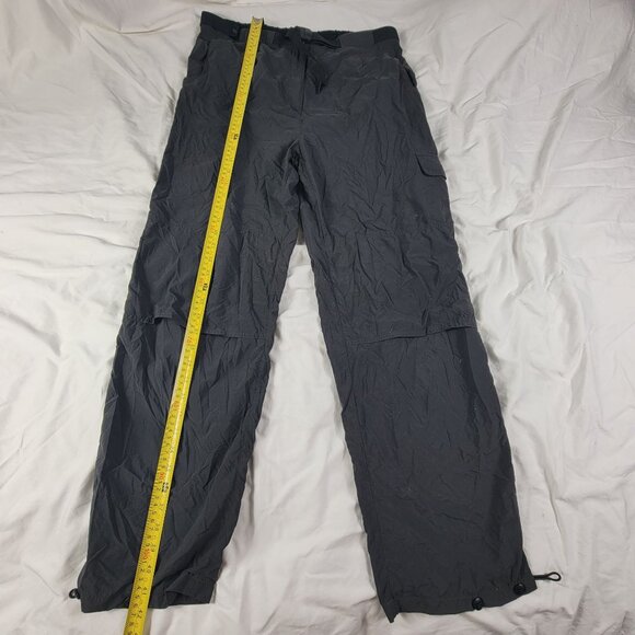 ExOfficio Womens Large Black Nylon Convertible Pants Outdoor Hiking Travel - Picture 12 of 13